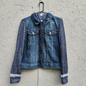 Mudd Hoodie Denim Jacket - L